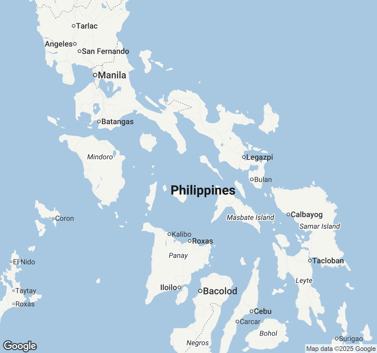 Map of Philippines